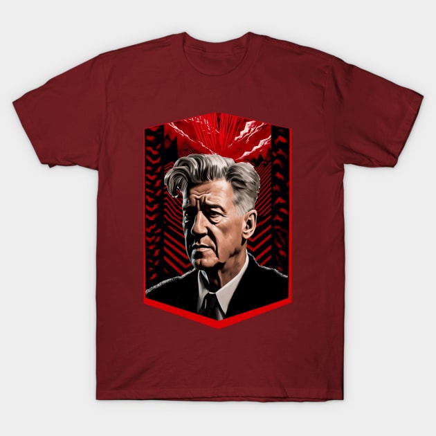 David Lynch T-Shirt by pandas doing stuff